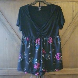 Torrid floral babydoll top